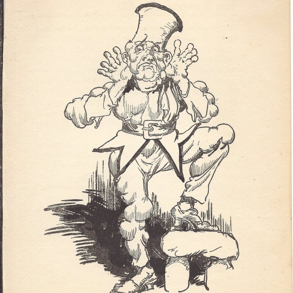 John R, Neill - 1915 The Scarecrow of OZ - Full Page Print #7